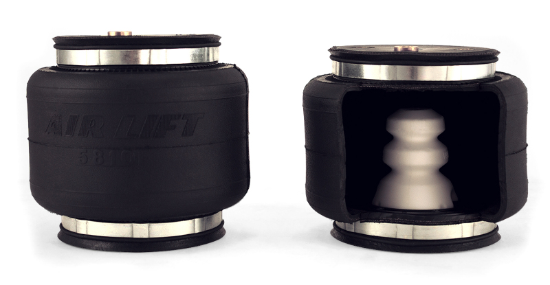 Ford F53 Suspension Air Spring Kit - Front - Air Lift - LoadLifter 5000 Ultimate with Internal Jounce Bumper - `09-`12